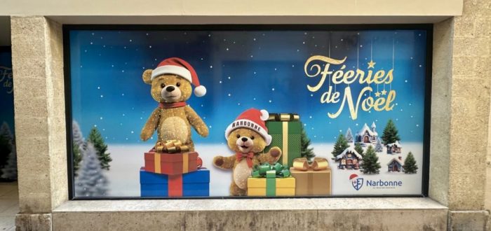 Plastimage illumine Narbonne pour les Féeries de Noël 2024